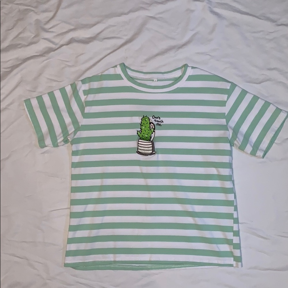 Women’s striped cactus t shirt size small